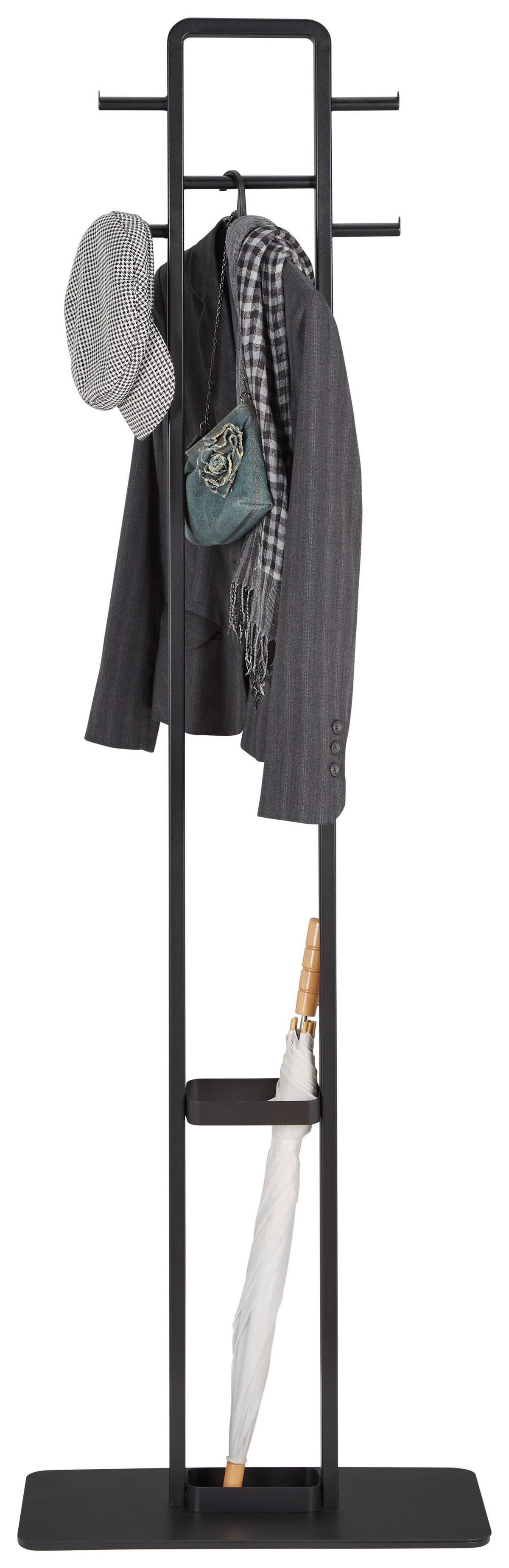 WIESZAK STOJĄCY DO PRZEDPOKOJU DENIS - czarny, Trend (56/180/28cm) - Carryhome