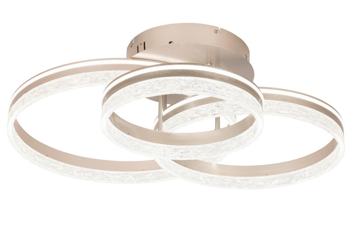 LAMPA SUFITOWA LED SWANSEA *SBN* - cappuccino, Design, tworzywo sztuczne/metal (72/63/22cm) - Novel