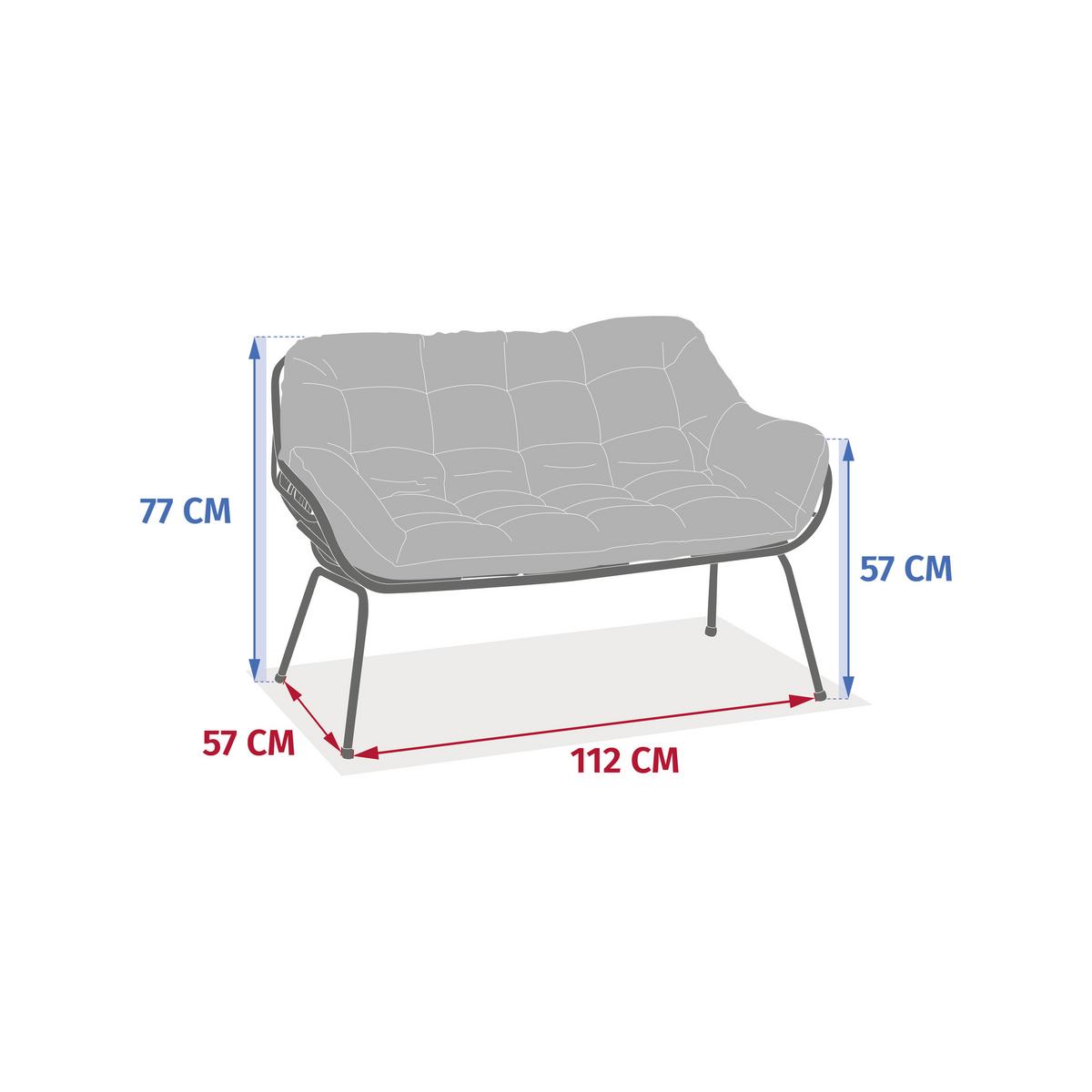 Set grădină Paopao - Basics (236/77/148cm)