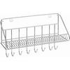 PANIER DE DOUCHE KARLA -SB- - couleur chromée, métal (31,5/19,5/10,5cm) - Mömax