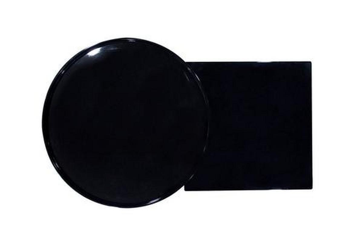 BEISTELLTISCH 4LHNP - Schwarz/Braun, Basics, Holz/Holzwerkstoff (49,5/77/46cm) - Kayoom