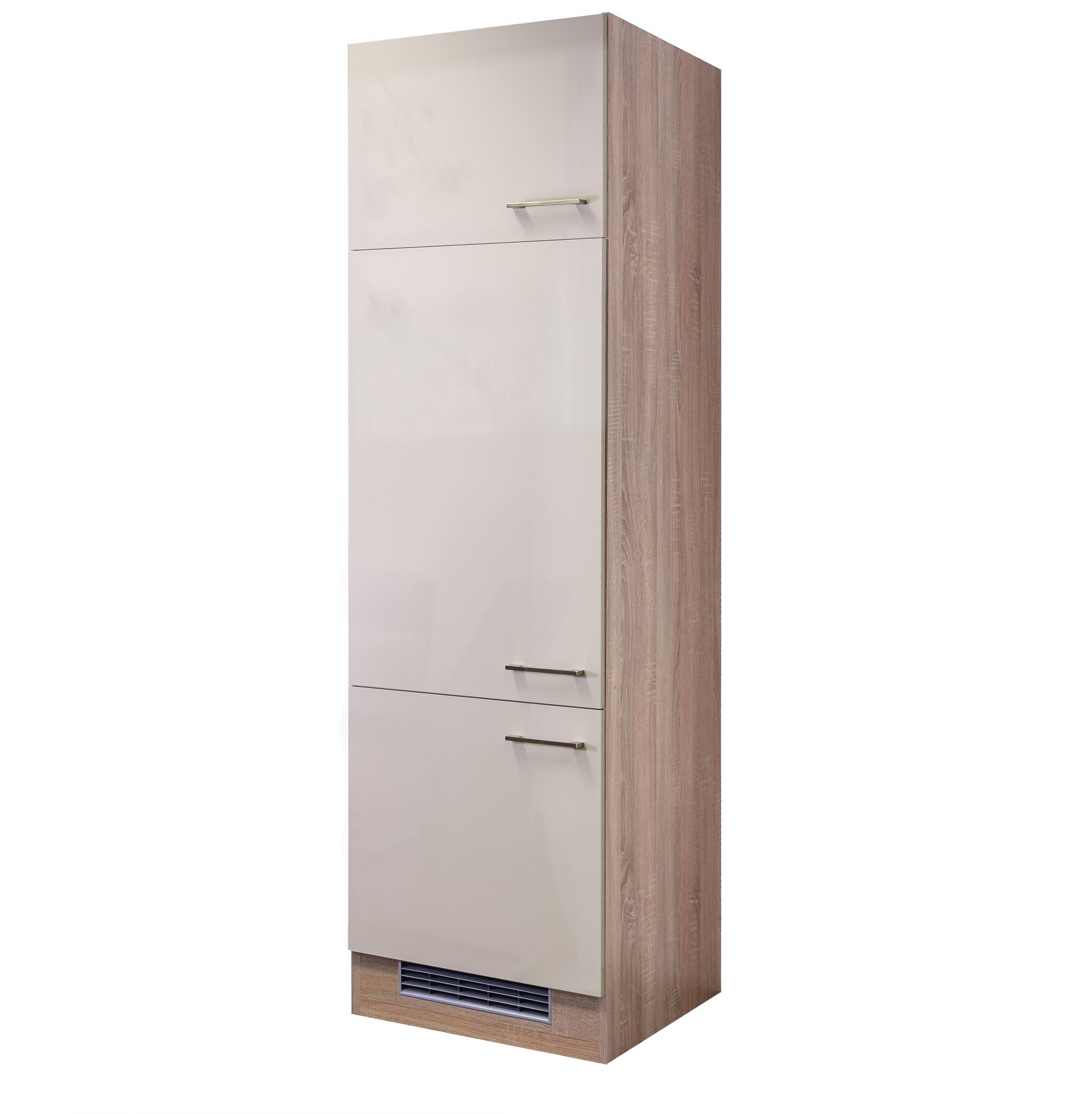 Omara Za Vgradno Napravo Nepal, Kašmir, Barva Hrasta - barve nerjavečega jekla/kašmir, Moderno, kovina/leseni material (60/200/57cm) - FlexWell