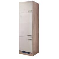 Omara Za Vgradno Napravo Nepal, Kašmir, Barva Hrasta - barve nerjavečega jekla/kašmir, Moderno, kovina/leseni material (60/200/57cm) - FlexWell