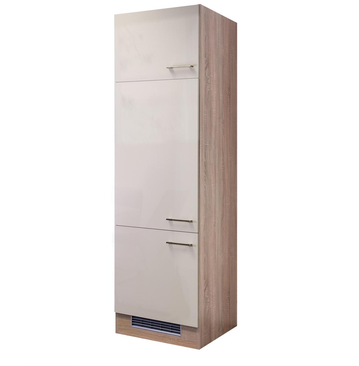Omara Za Vgradno Napravo Nepal, Kašmir, Barva Hrasta - barve nerjavečega jekla/kašmir, Moderno, kovina/leseni material (60/200/57cm) - FlexWell