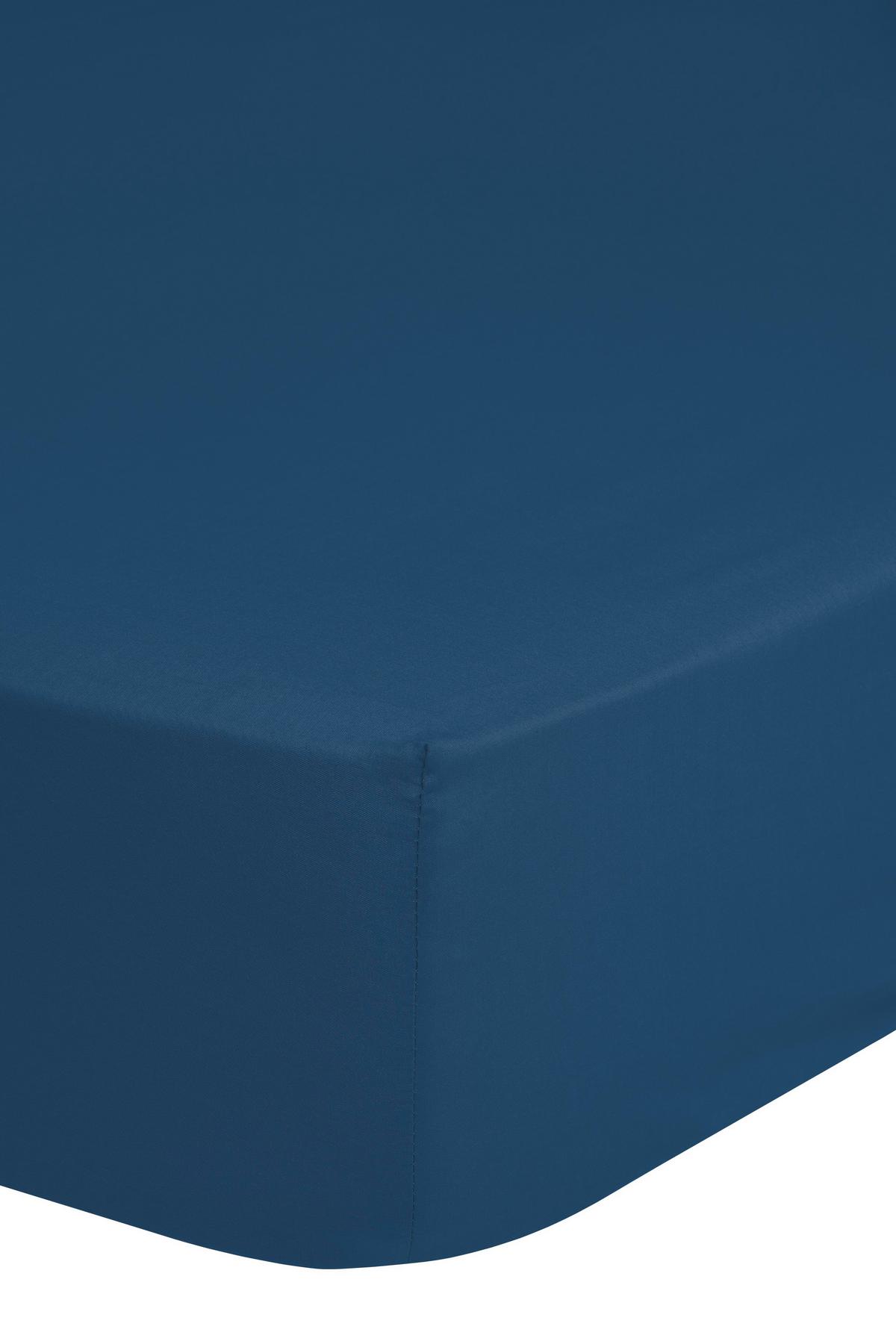 Spannleintuch Jersey ca. 140x200cm - Dunkelblau, Basics, Textil (140/200cm) - MID.YOU
