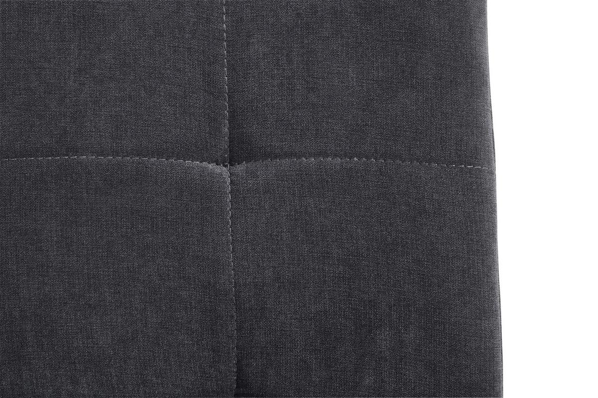 Schwingstuhl Lucie Grau Webstoff Gepolstert - Chromfarben/Grau, MODERN, Holz/Textil (42,5/98/45cm) - Bessagi Home