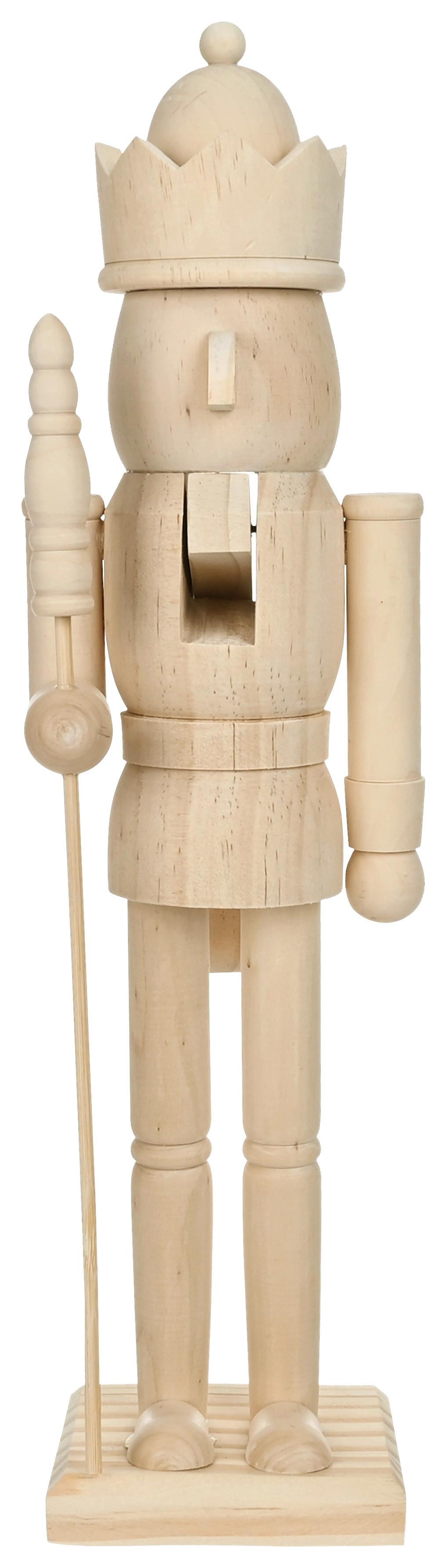 Figurină spărgător de nuci Franz - culoare natur, Modern, lemn (8,5/38/8,5cm) - Modern Living