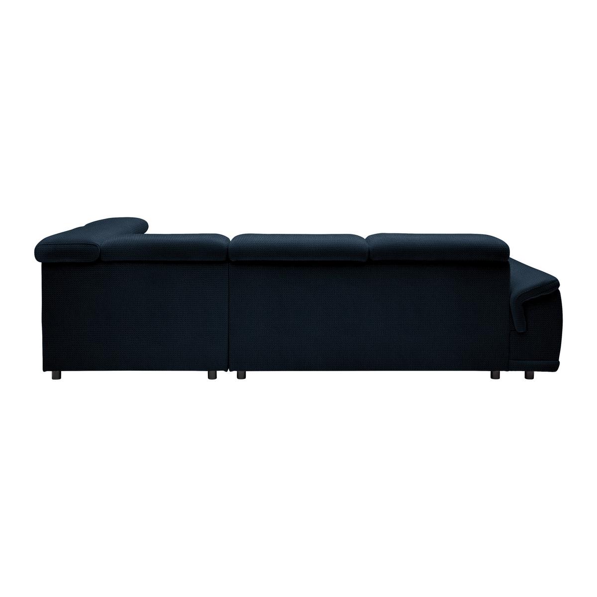 Kutna Garnitura Gremio - tamno plava/crna, Moderno, tekstil/plastika (283/206cm) - Modern Living