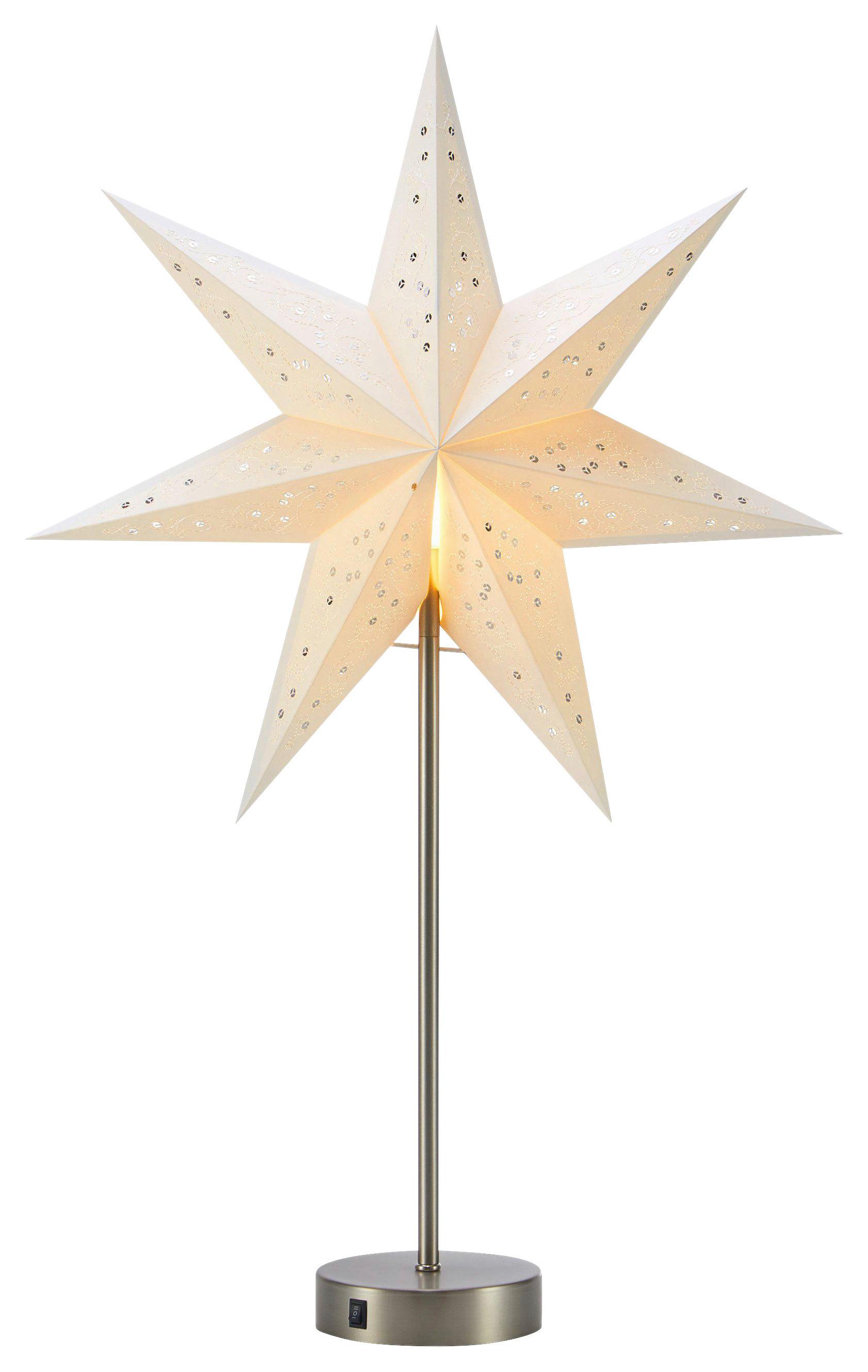 Dekostern Lovis Weiß max. 0,8 Watt - Weiß, Basics, Papier (12/45/68cm) - Markslöjd