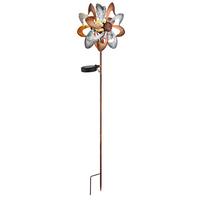 Solarna Svjetiljka Solar - srebrne boje/prozirno, Design, staklo/metal (22/12/92cm) - Globo