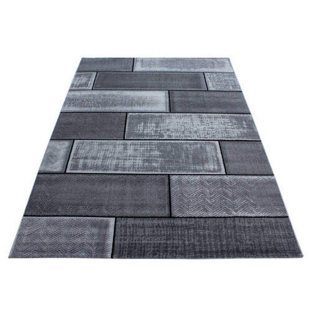 Webteppich Plus Schwarz ca. 240x340cm - Schwarz, Basics, Textil (240/340cm) - Novel