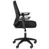 SNURRSTOL ARIANA -EXKLUSIV- - svart, Modern, metall/trämaterial (56/90-100/58cm) - Mömax