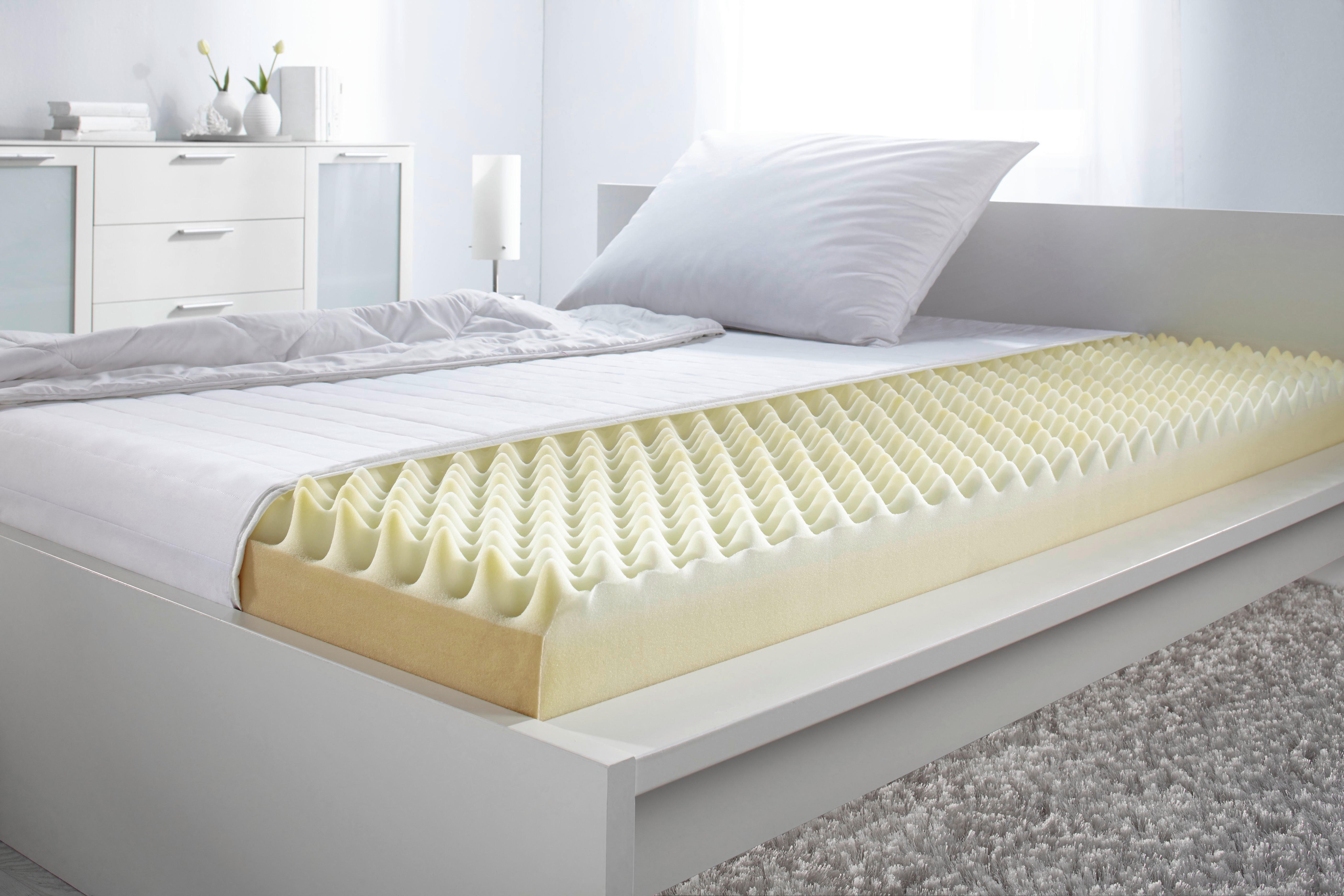 Komfortschaummatratze ca. 140x200cm - Weiss, Textil (140/200cm) - Mömax