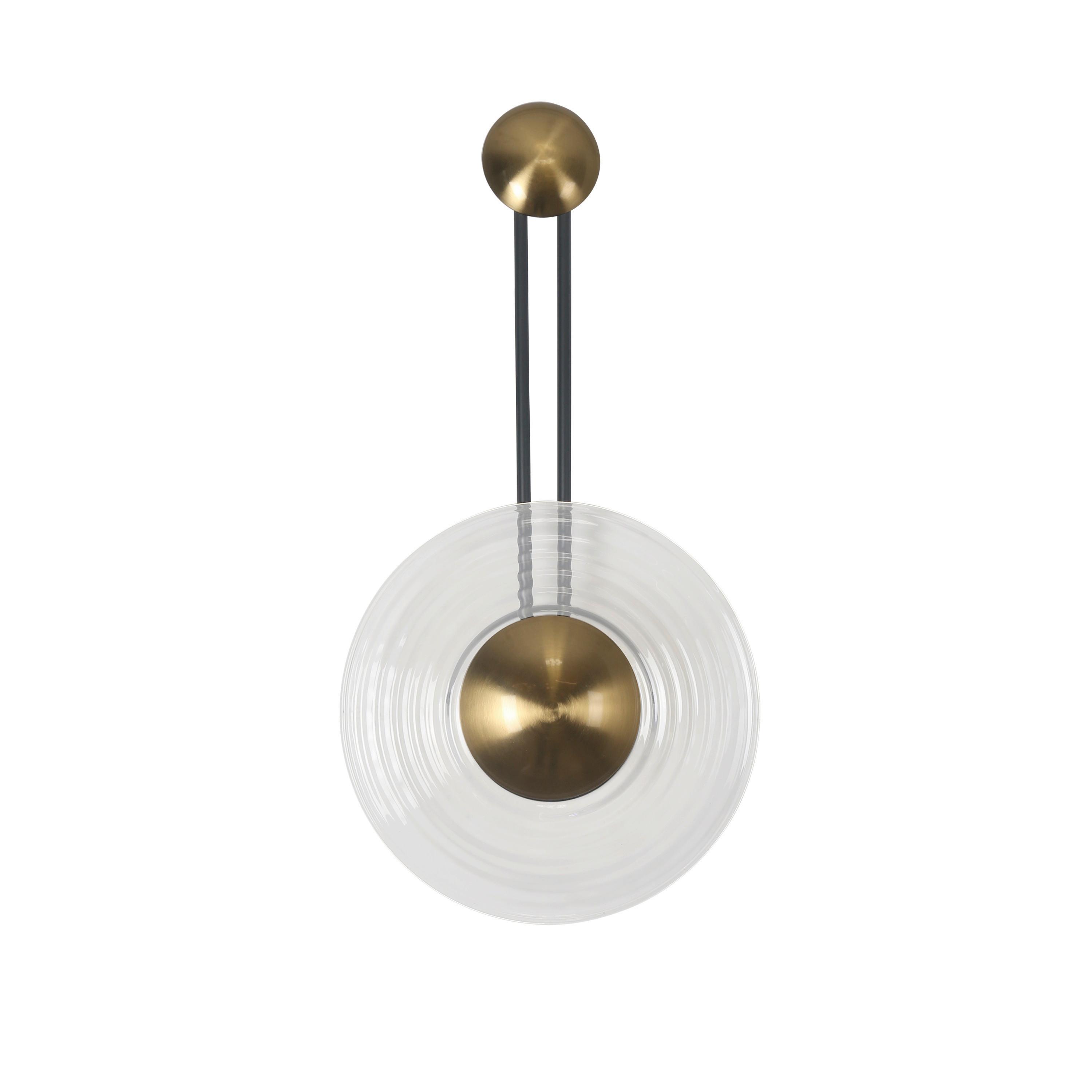 Led-wandleuchte Lp-1702/1w Tr Bell - Transparent, Konventionell, Glas (55.5/28/5cm)