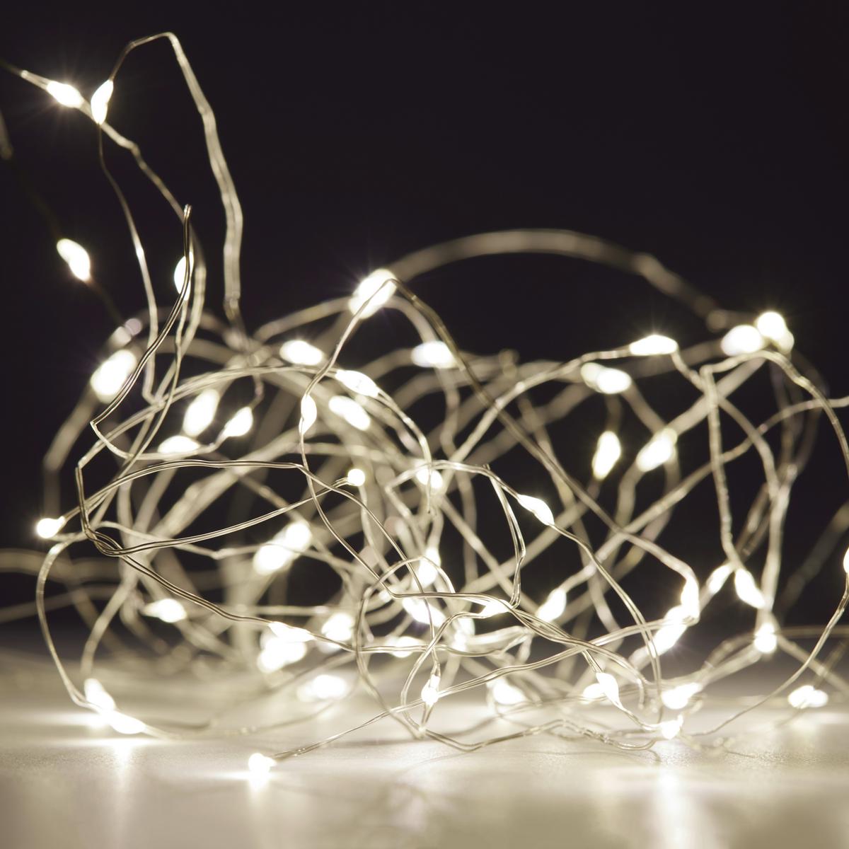 Lichterkette Rob in diversen Designs - Silberfarben, Modern, Kunststoff/Metall (220cm) - Mömax