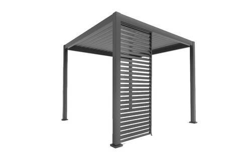 Stranski Del Za Pergolo Basic, Antracit, 93x239cm - antracit, Moderno, kovina (93/239cm) - Gardenson