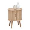 SIDOBORD SKANDY - naturfärgad, Modern, trämaterial/trä (40/50/30cm) - Premium Living