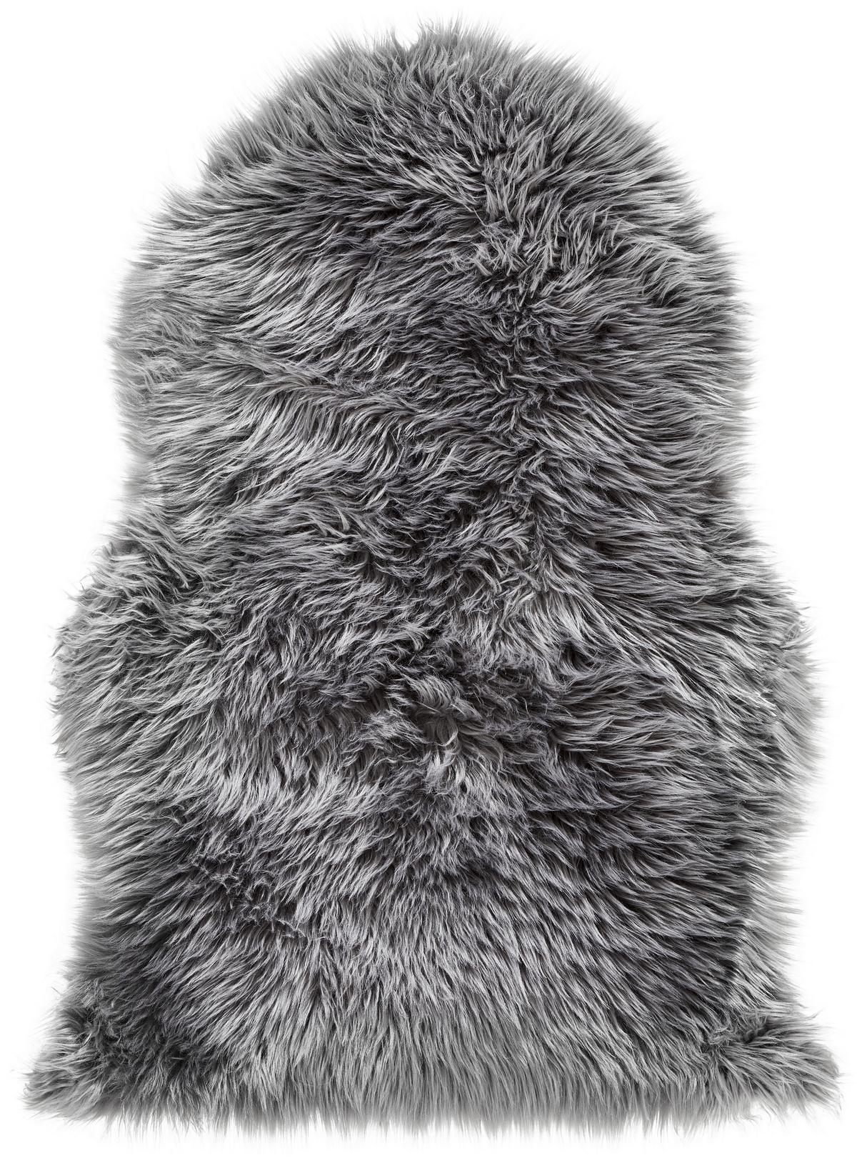 FUTRO SZTUCZNE SARAH - szary, Basics, futro/tkanina (60/90cm) - Boxxx