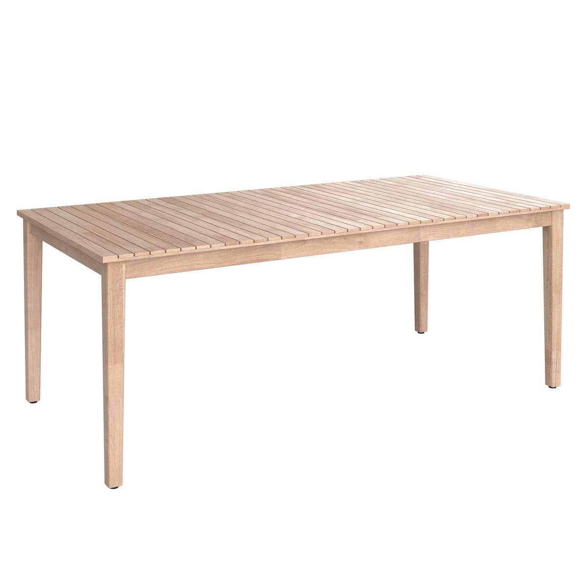 Gartentisch Ella aus Akazie ca. 100x76x200cm - Akaziefarben, Natur, Holz (200/76/100cm) - Mömax