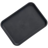 Tavă pentru servire Ute - negru, Konventionell, plastic (36,4/26,3/2,2cm) - Based