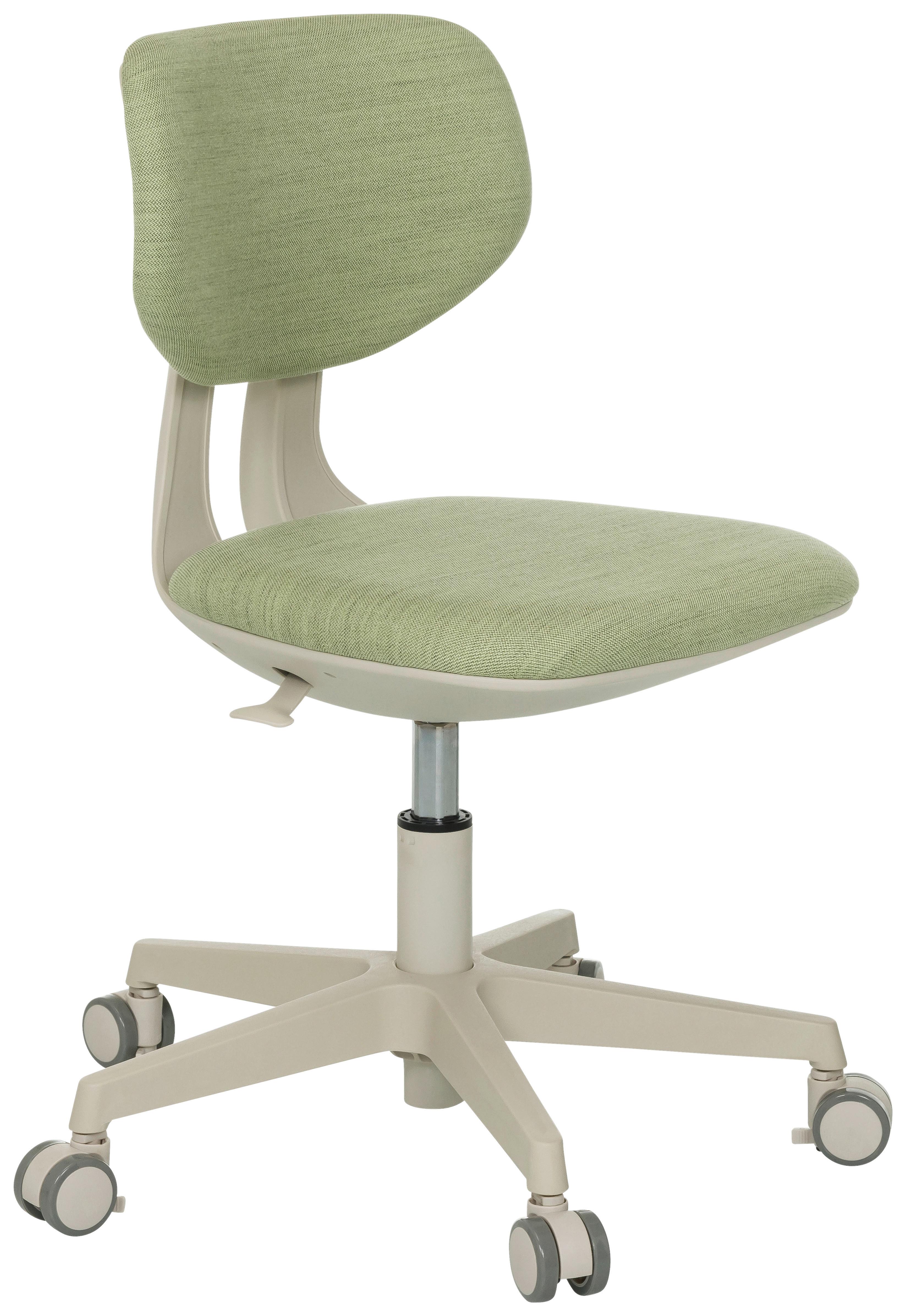 Jugenddrehstuhl Kiddy Classic Grün - Creme/Grün, MODERN, Kunststoff/Textil (52/70 - 79/52cm) - MID.YOU