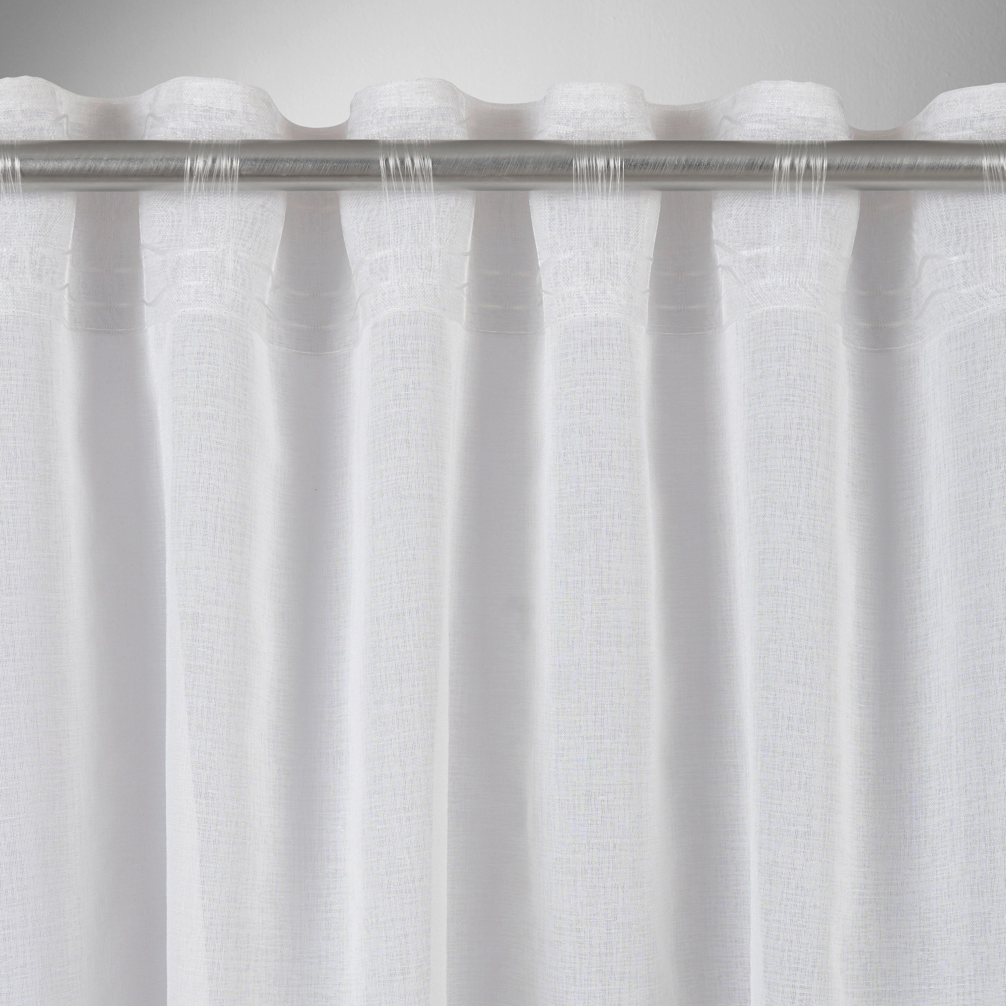 GARDINLÄNGD LIVIE - vit, Basics, textil (135/245cm) - Mömax