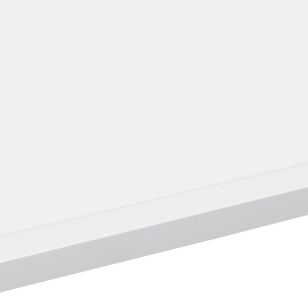 dohányzóasztal fehér KUBO - fehér, Modern, faalapú anyag/fém (60/60/38cm) - Mömax