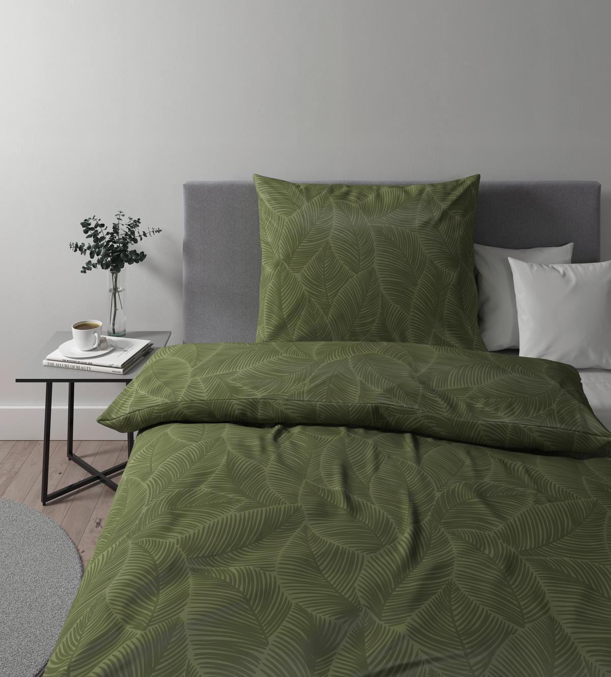 Posteljnina Alex Design - olivno zelena , Moderno, tekstil (140/200cm) - Premium Living