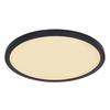 LED-Deckenleuchte Sapana max. 18 Watt - Opal/Schwarz, Basics, Kunststoff (29,4/2,5cm) - Globo