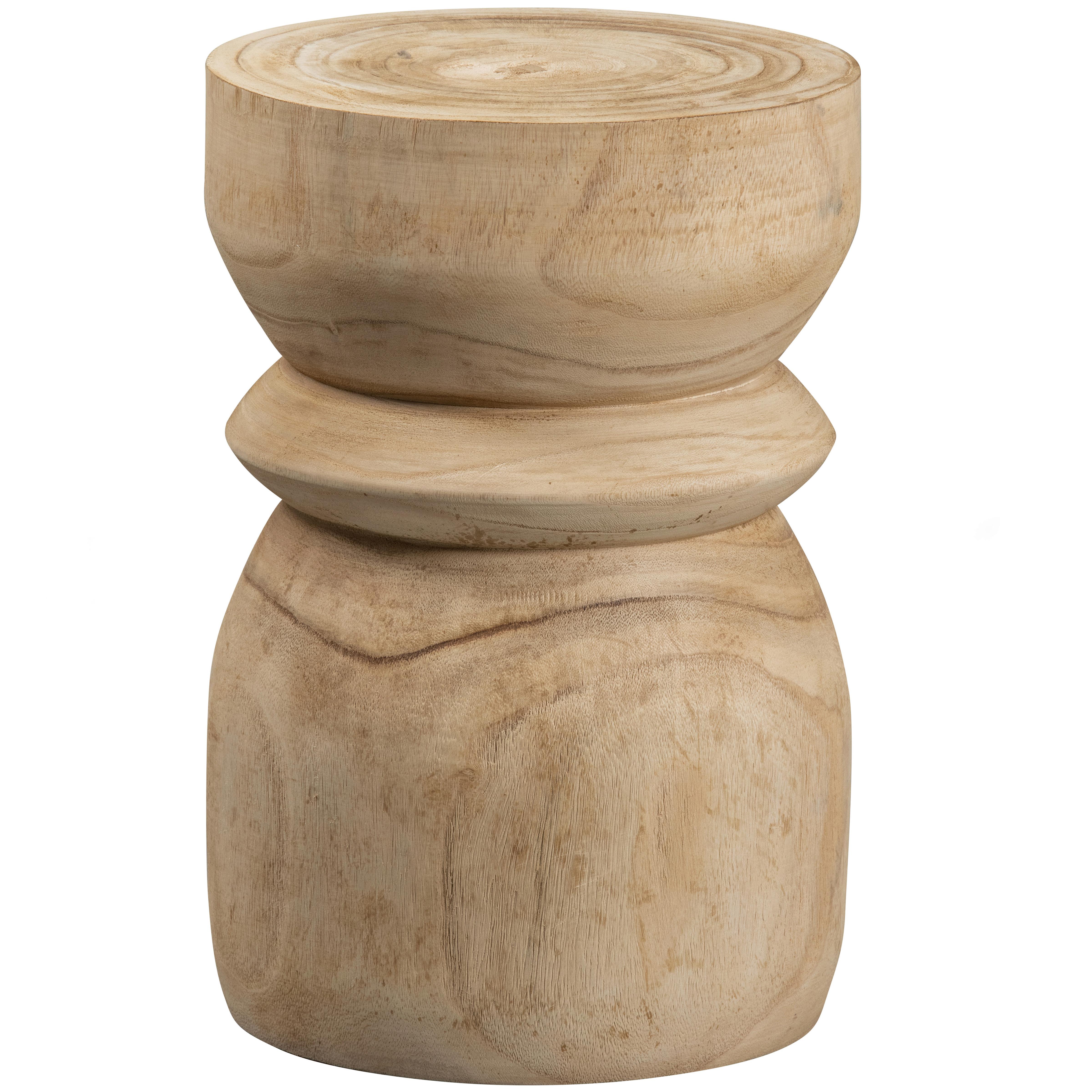Beistelltisch Bikkel Naturfarben B: 28 cm - Naturfarben, Design, Holz (28/28/40cm) - Livetastic