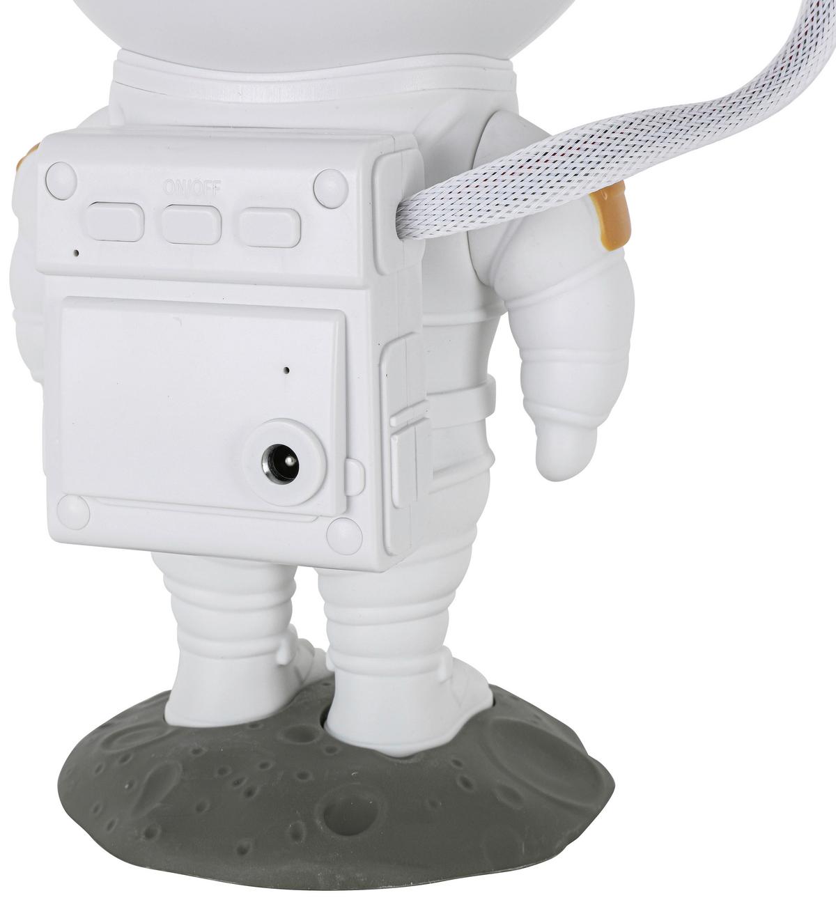 LED-Dekoleuchte Austri Grau/Weiß max. 4,9 Watt - Weiß/Grau, MODERN, Kunststoff (13/23/12cm) - Mömax