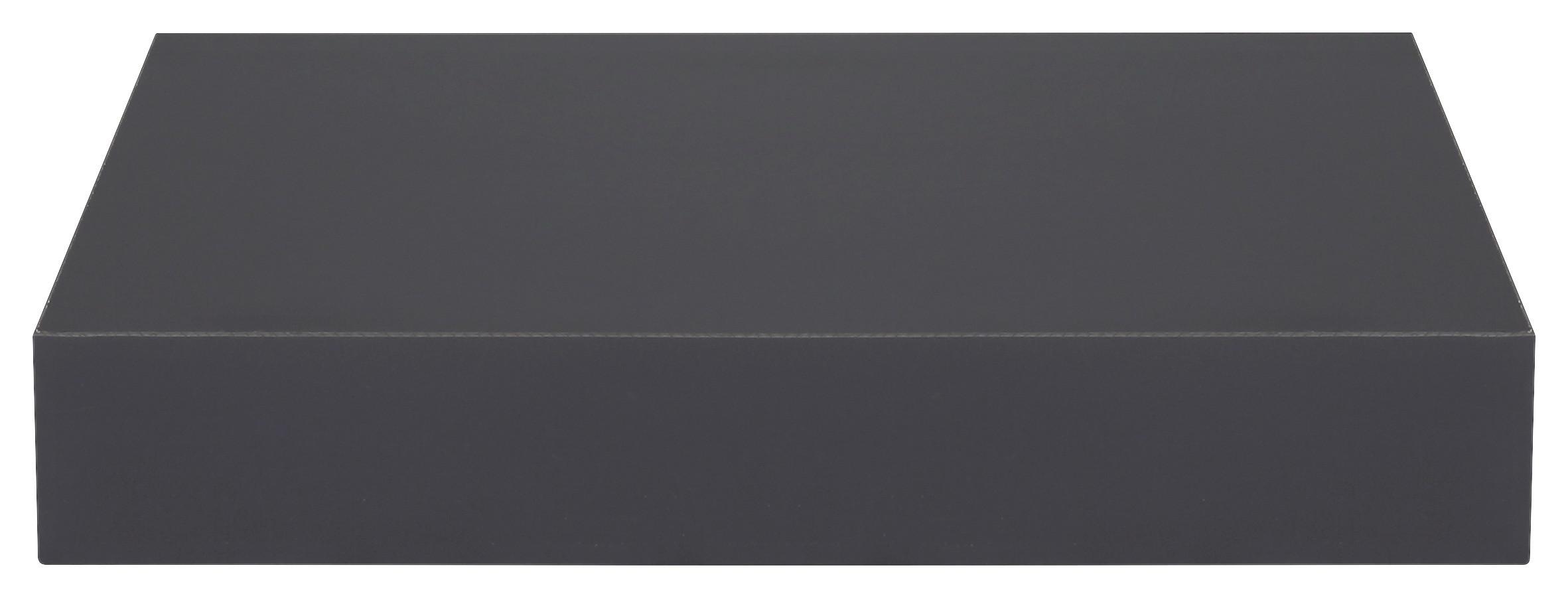 Zidna Polica Simple Antracit - antracit, Moderno, drvni materijal (23,5/3,8/23,5cm) - Modern Living