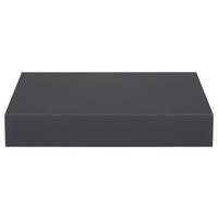 Poliță de perete SIMPLE ANTRACIT - antracit, Modern, material pe bază de lemn (23,5/3,8/23,5cm) - Modern Living