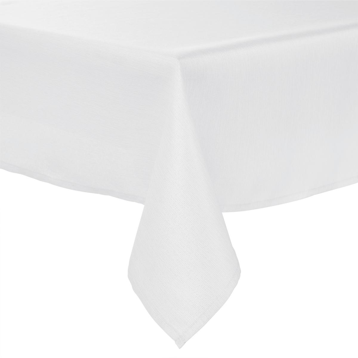 Tischdecke Esther - Weiss/Silberfarben, Textil (140/240cm) - Mömax