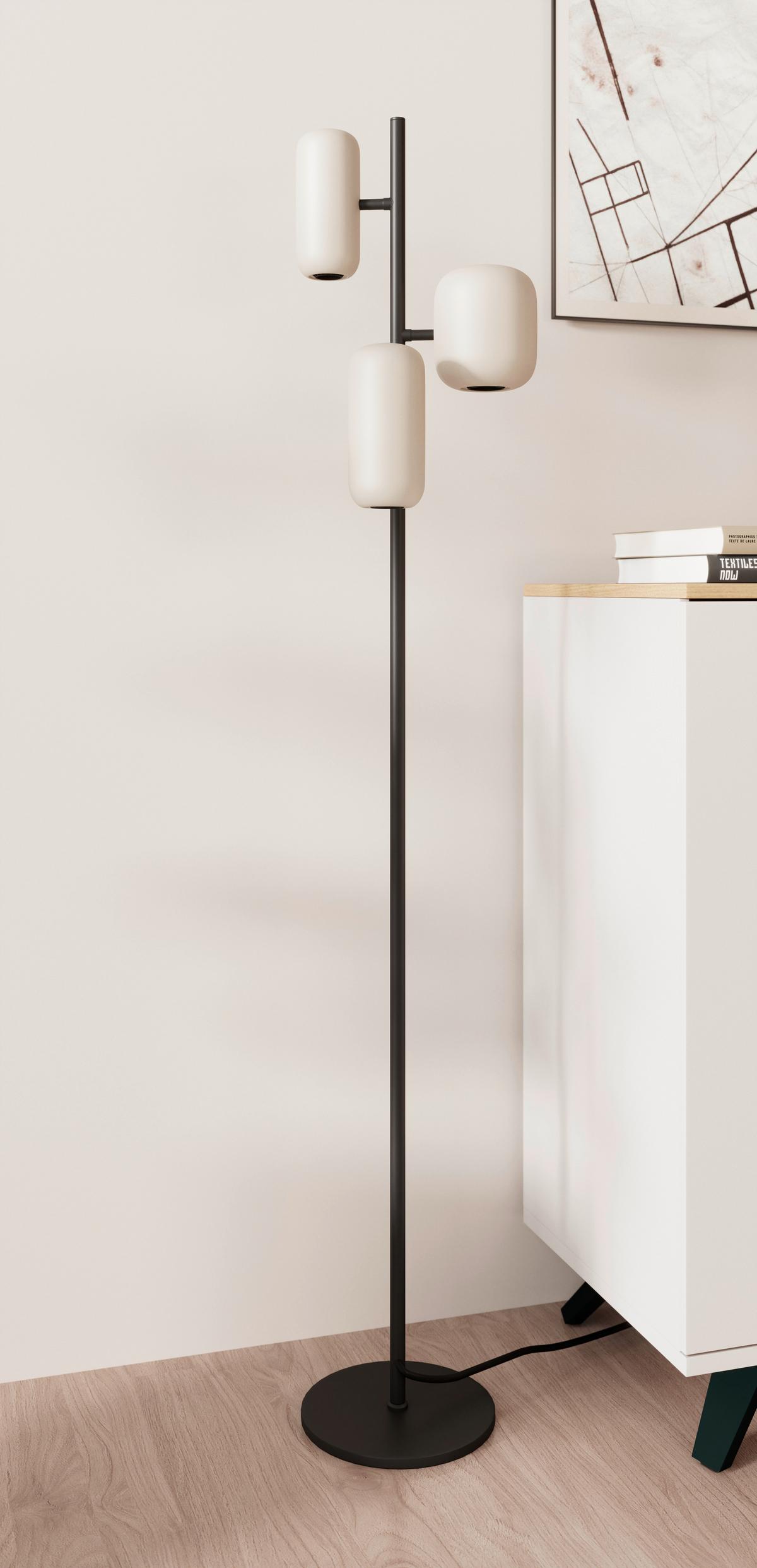 LAMPA STOJĄCA 70145A41 PARIS - kolor piaskowy, Basics, metal (28/147cm) - Brilliant