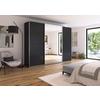 Ormar S Kliznim Vratima Feldkirch - srebrne boje/antracit, Moderno, drvni materijal/metal (315/229/62cm) - Modern Living