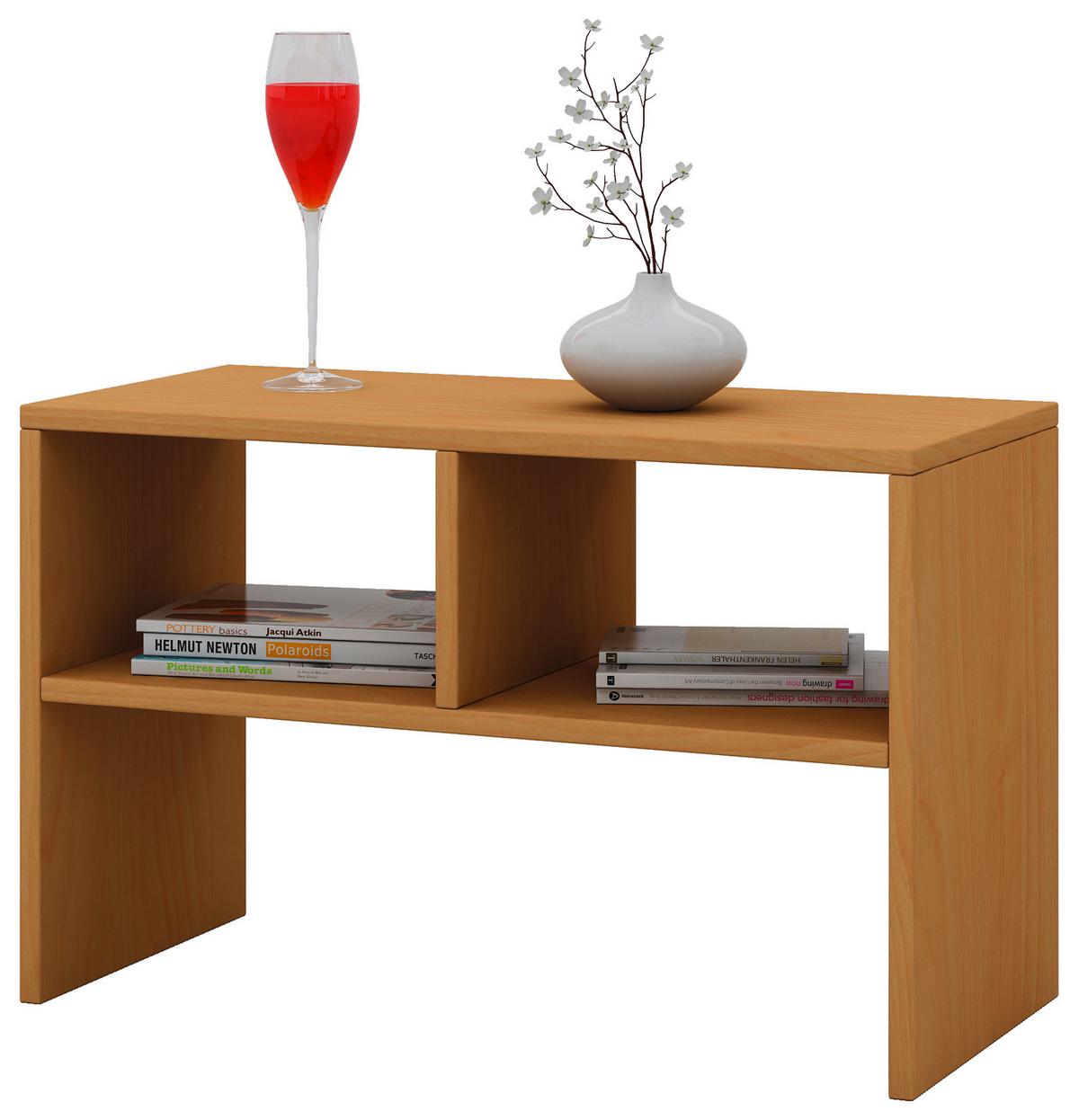 Klubska Miza Nachto, Bukev, 63 Cm - barve bukve, Basics, leseni material (63 /30/40cm) - MID.YOU