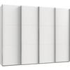 Ormar S Kliznim Vratima Level 36 A - bijela/boje kroma, Moderno, drvni materijal (300/236/65cm) - Modern Living