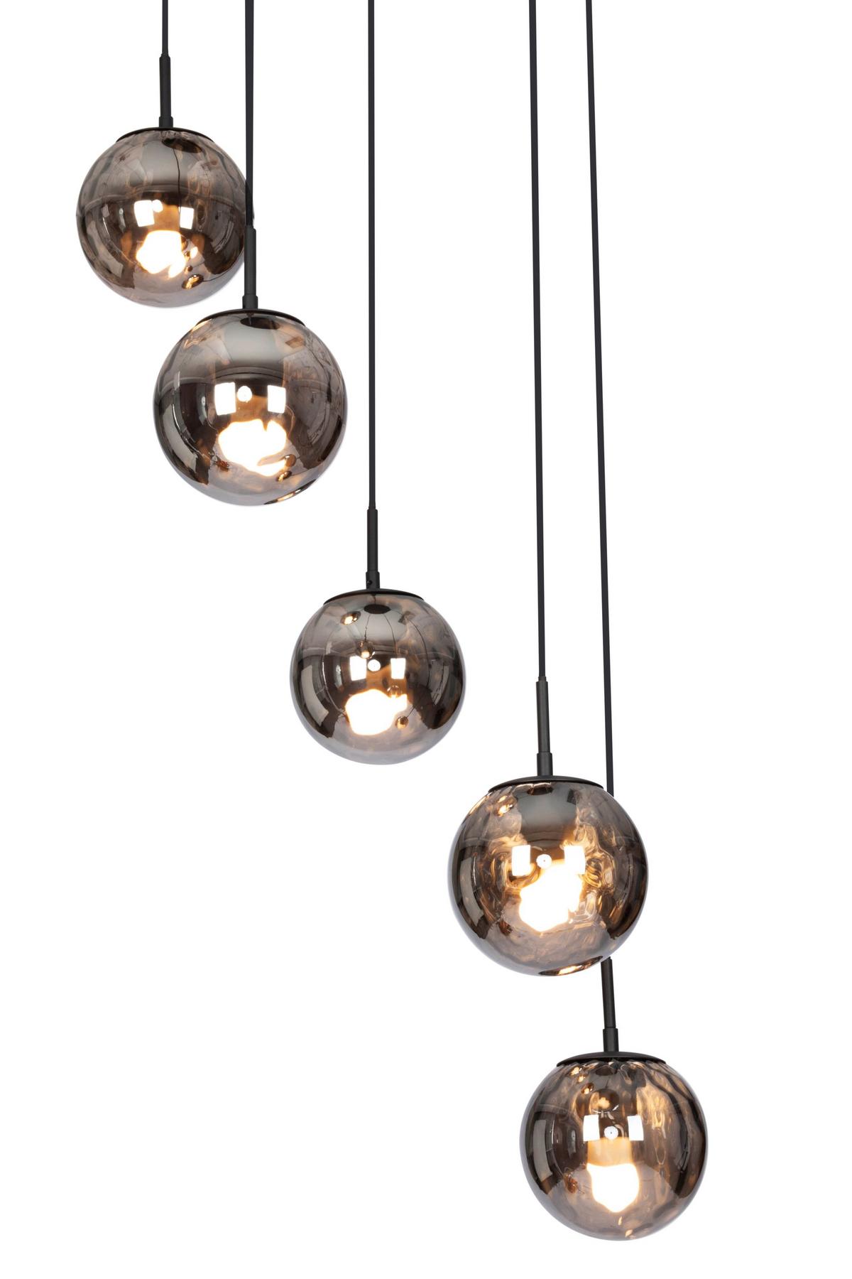 LAMPA WISZĄCA DALLAS - czarny, Basics, tworzywo sztuczne/metal (53/150cm) - Novel