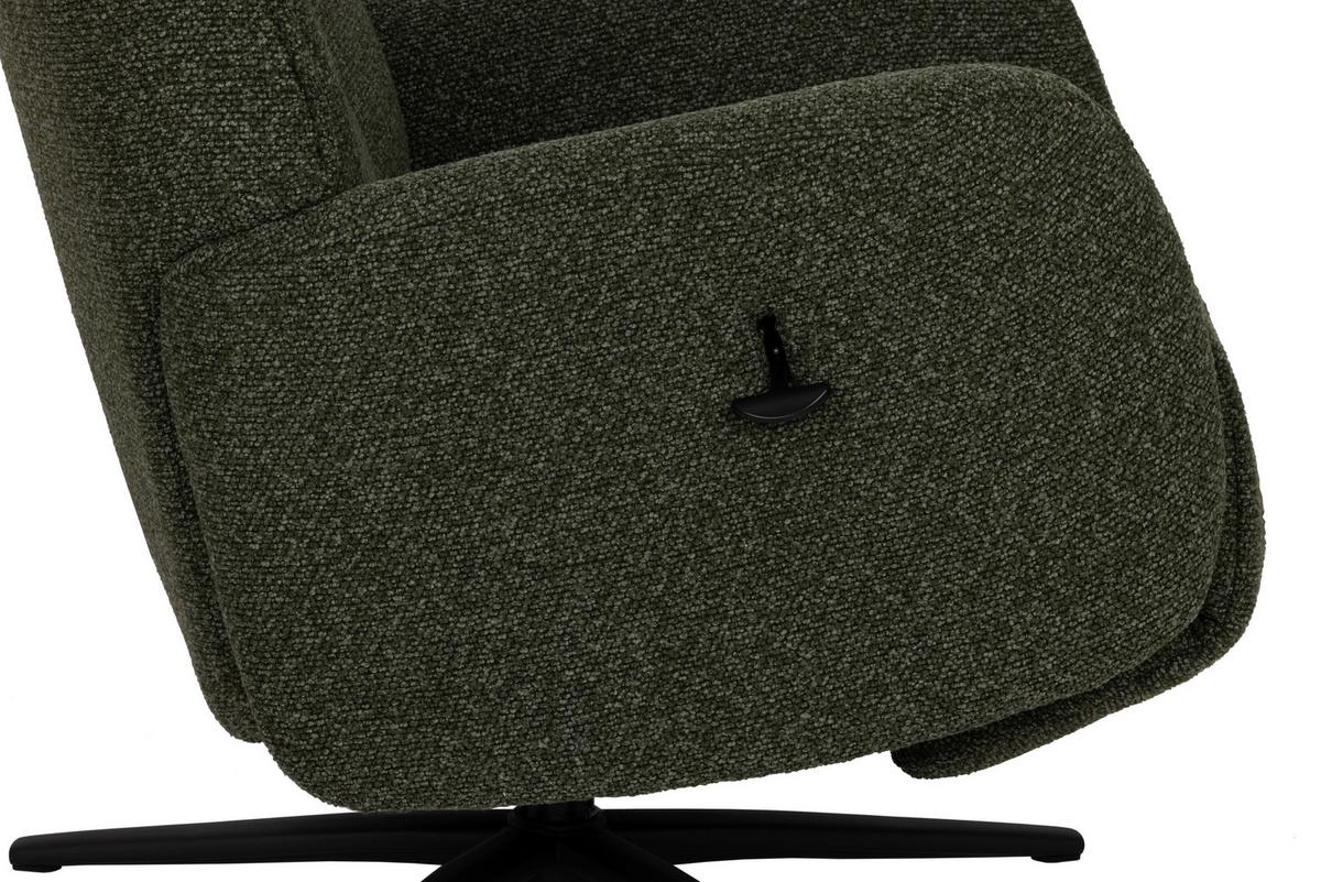 Počivalnik Snooze, Temno Zelena - črna/temno zelena, Design, kovina/tekstil (77/112/86cm) - Livetastic