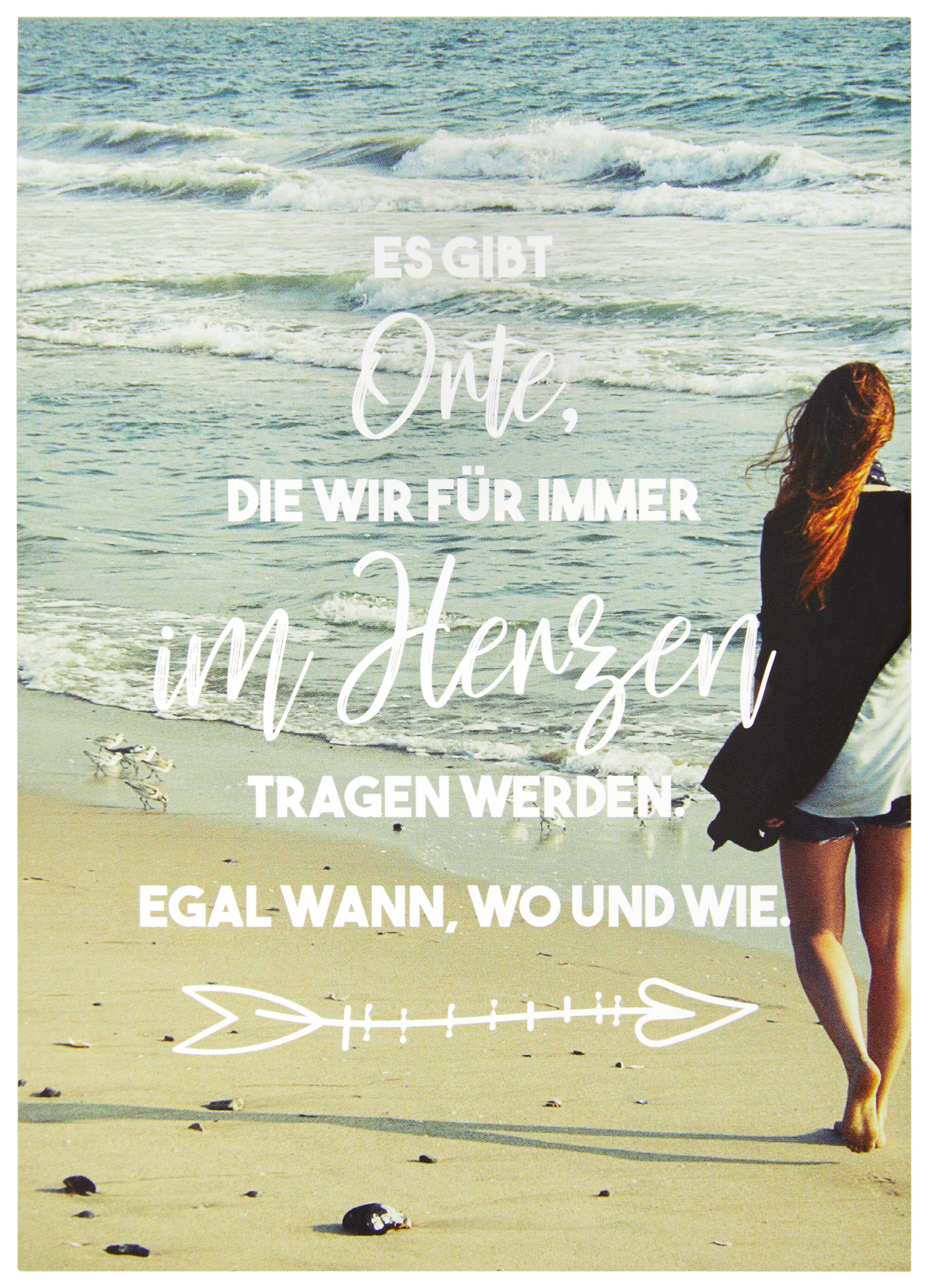 Postkarte Statements in Grün - Multicolor, Papier (10,5/14,8cm) - VS Visual Statements