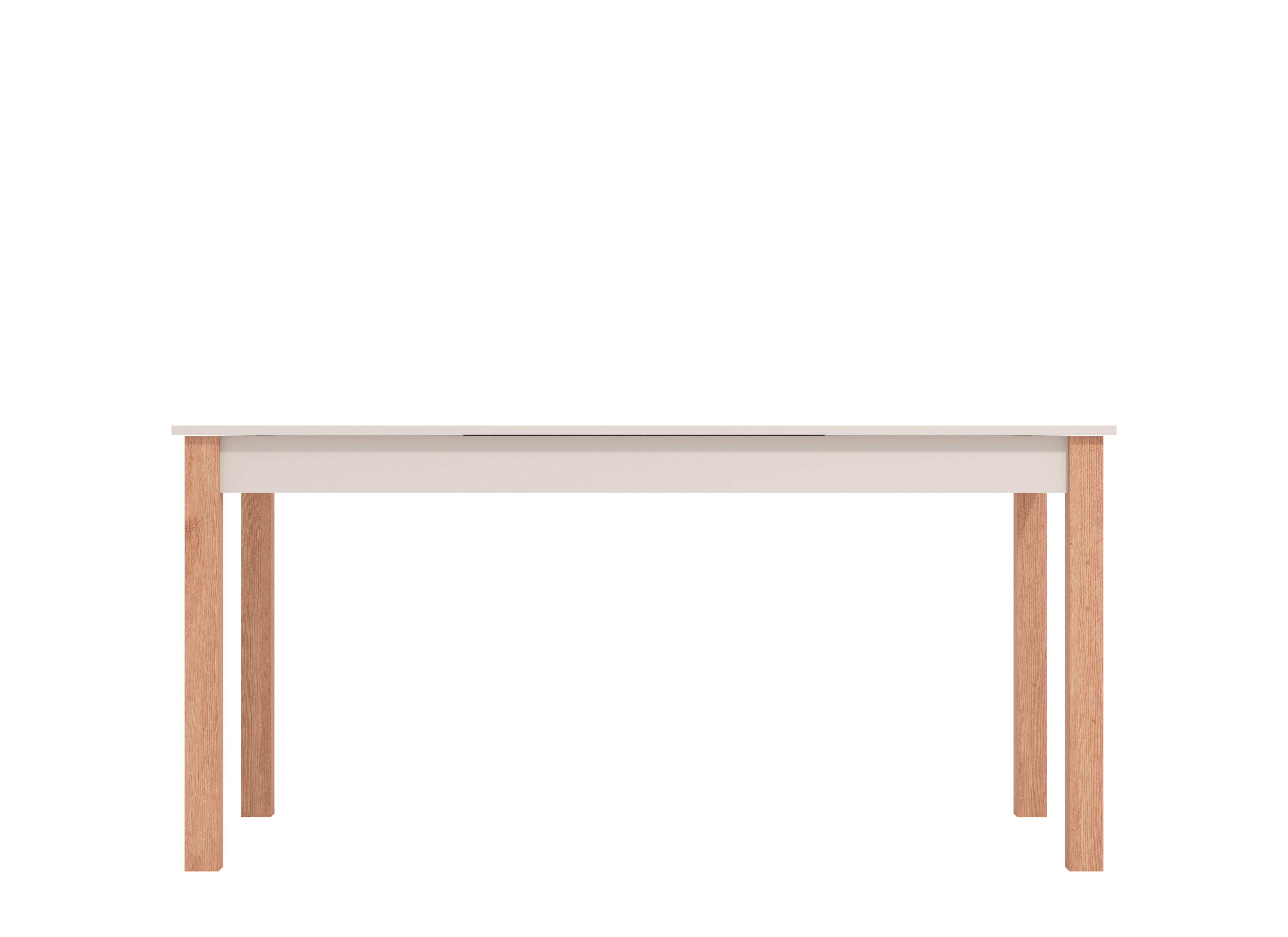 Étkezőasztal Belfort - kasmírszínű/Artisan tölgy, Modern, faalapú anyag (160-200/77/80cm)