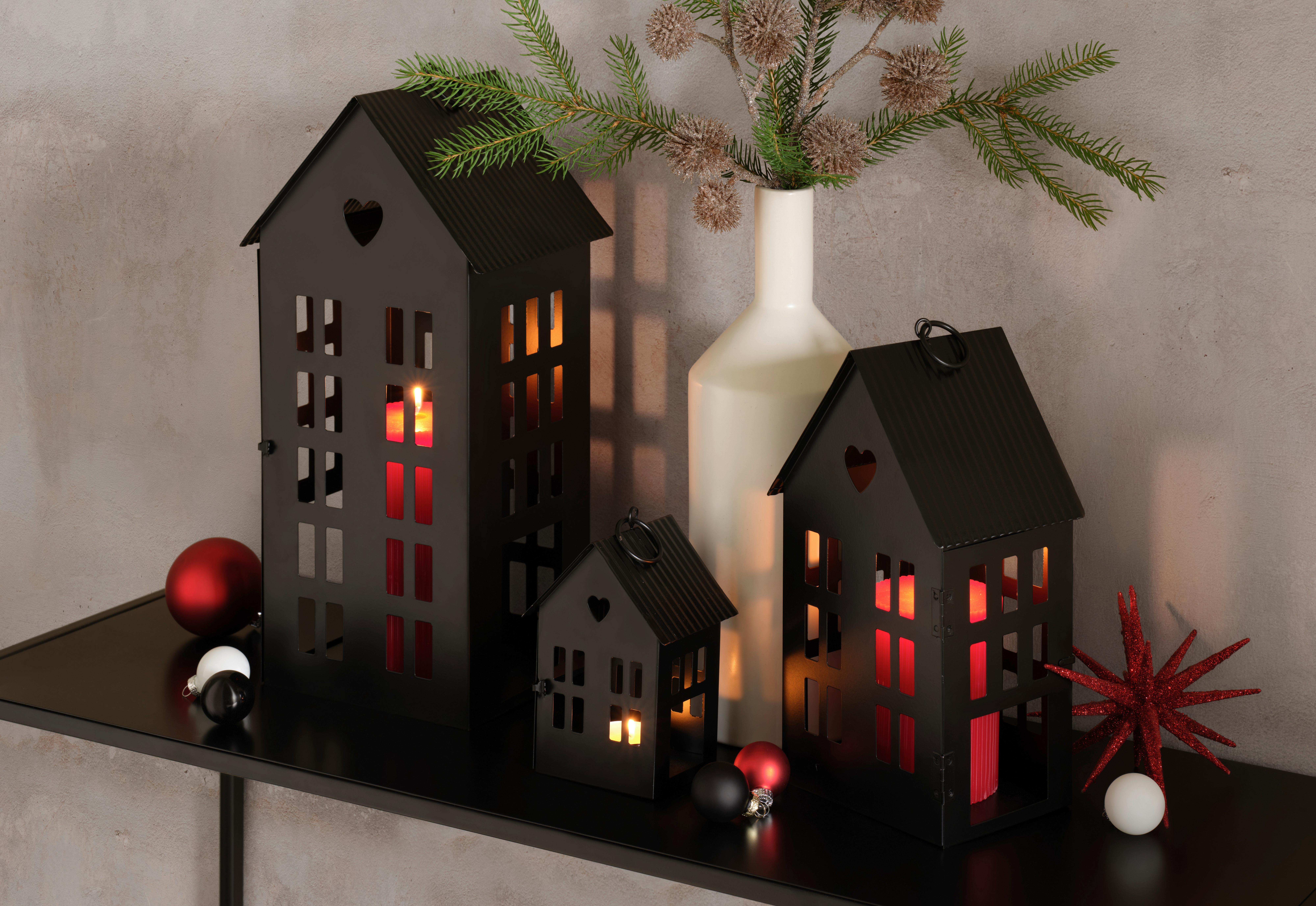 Felinar ALAMO I -PAZ- - negru, Basics, metal (9/13/7cm) - Modern Living