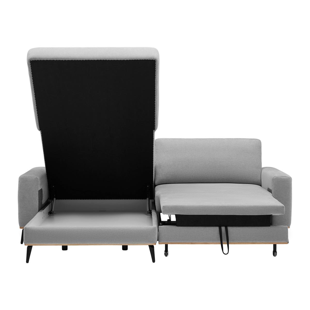 Sedežna Garnitura Romeo - siva/črna, Konvencionalno, kovina/tekstil (234/87/167cm) - Premium Living