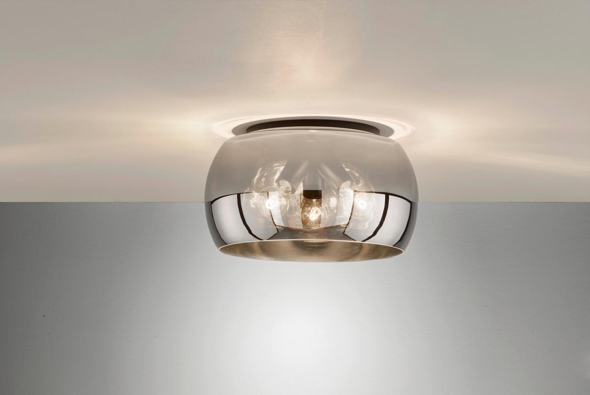 LAMPA SUFITOWA 21304 DIMA - czarny, Design, metal/szkło (40/22cm) - Fischer & Honsel