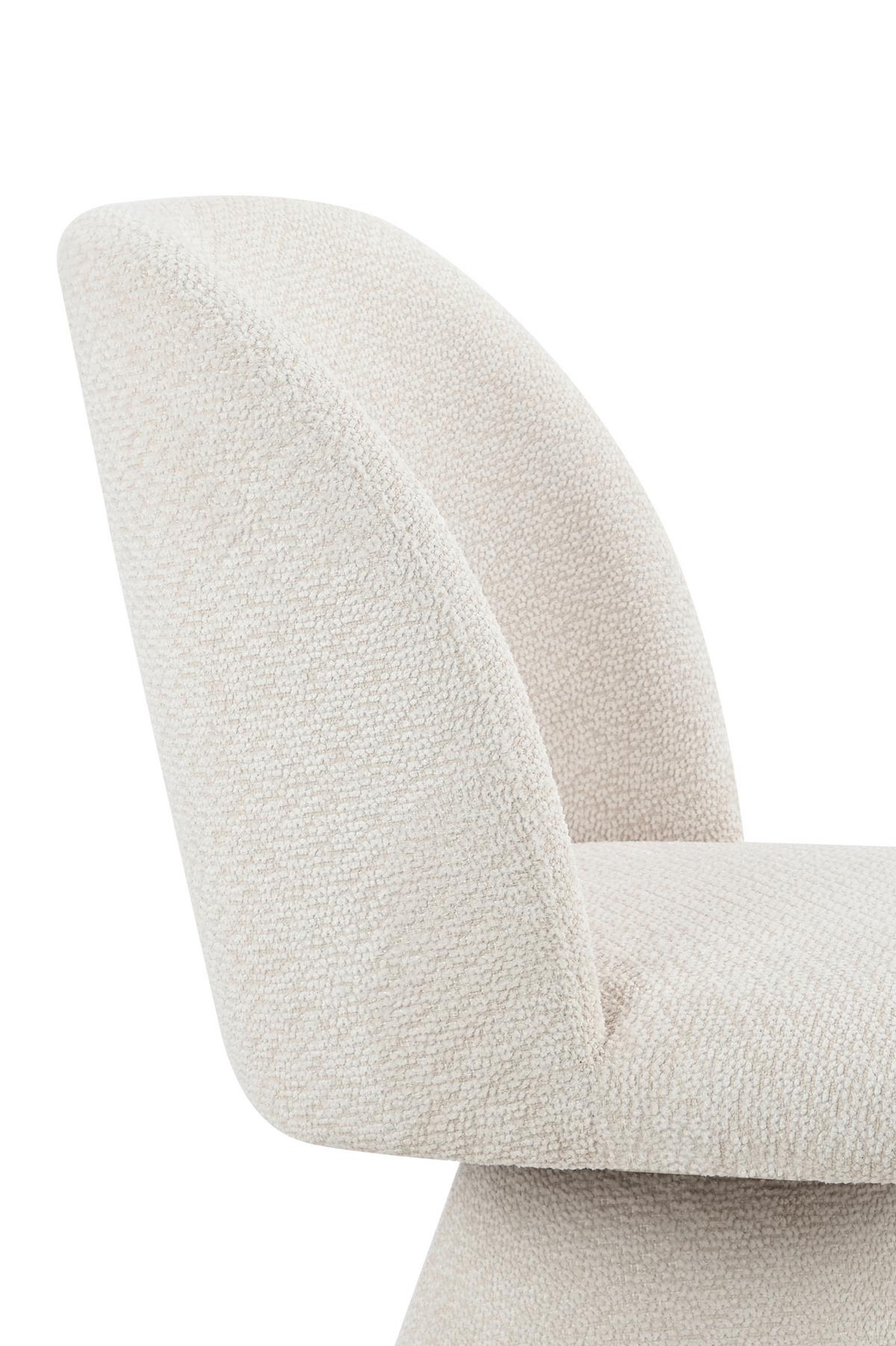 STUHL-SET BARI II S 2ER-SET - Beige, MODERN, Textil/Metall (54/84/61cm) - MID.YOU