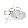 LED-HÄNGLAMPA STONI - champagne, Modern, metall/plast (42/42/150cm) - Mömax