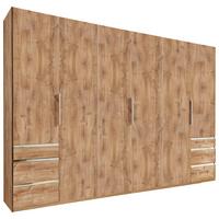 Ormar S Klasičnim Vratima Level 36a - boje hrasta/boje kroma, Moderno, drvni materijal/metal (300/216/58cm) - Modern Living