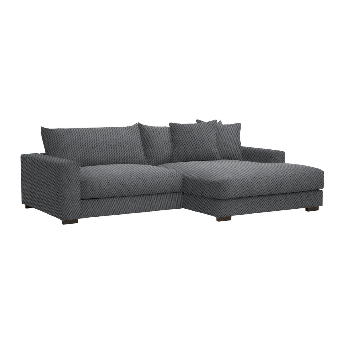 Ecksofa Pedro Grau - Grau, MODERN, Textil (265/83/180cm) - Mömax