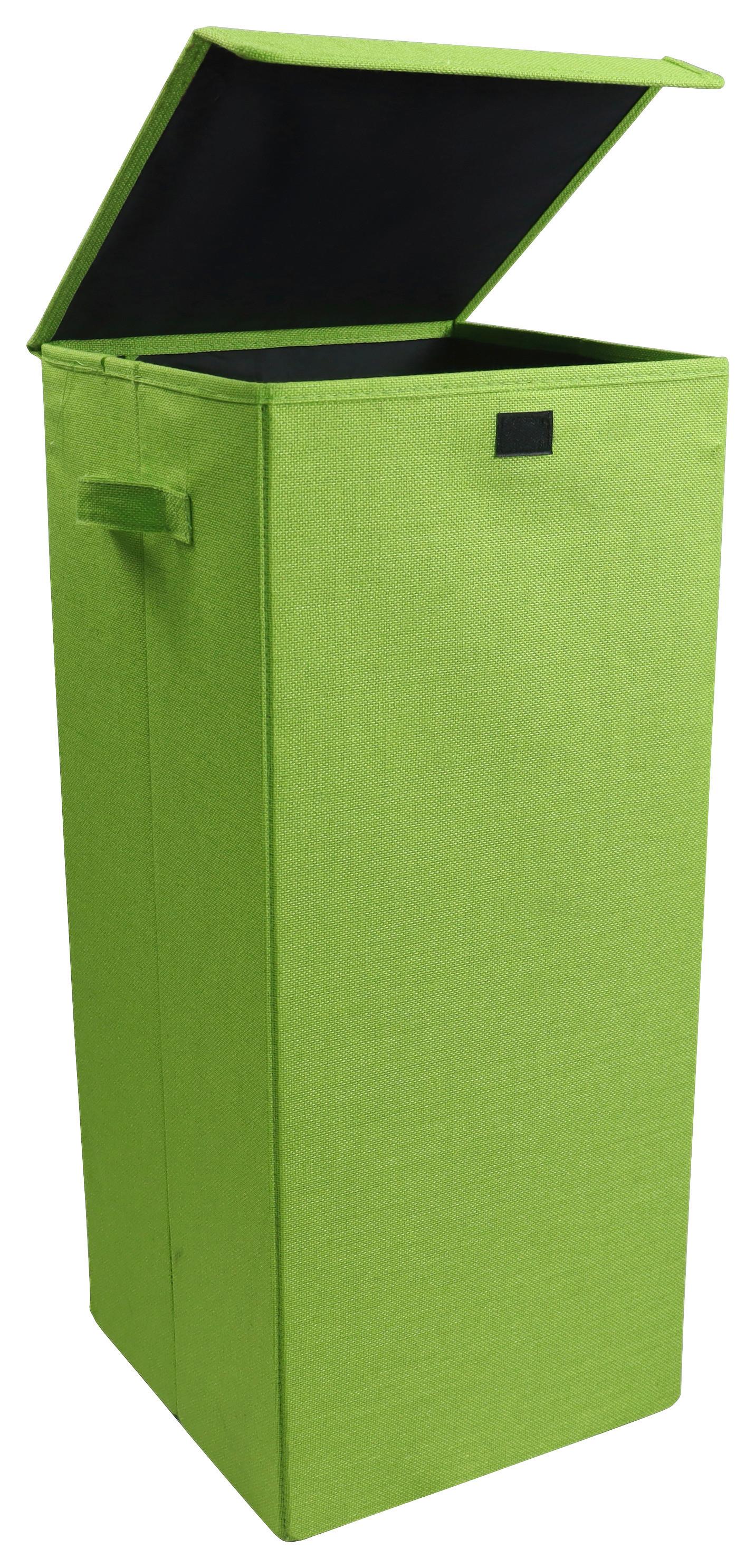 Košara Za Perilo Dreso L, Zelena - zelena, Moderno, tekstil (30/70/30cm) - MID.YOU
